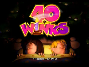 40 Winks (Europe) (En,Es,It) (Proto) (1999-10-07) screen shot title